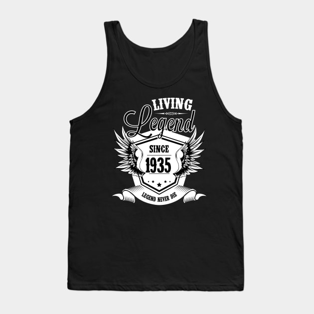 Living Legend Since 1935 Tank Top by batesa